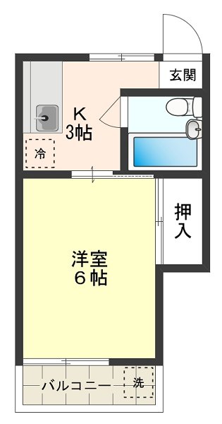 セルクルガトン西国立 間取り図