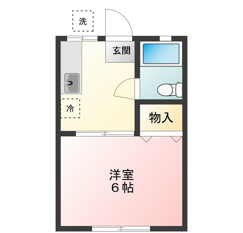 パナハイツ関根 間取り図