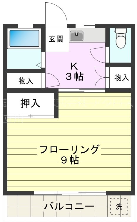 高橋コーポ 間取り図