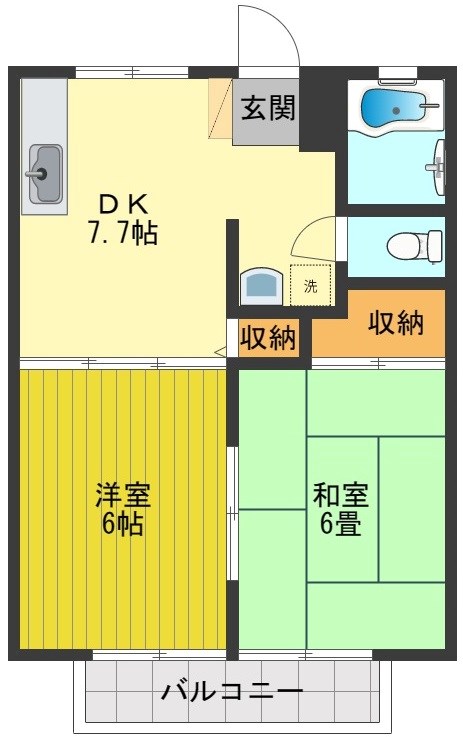 サンレイク狭山 間取り図