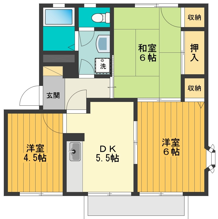 サンレイクメランザ 間取り図