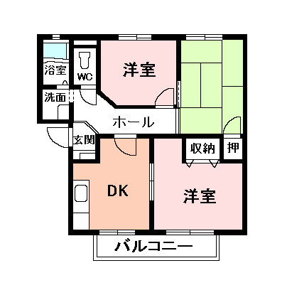 サンレイクさくら 間取り図