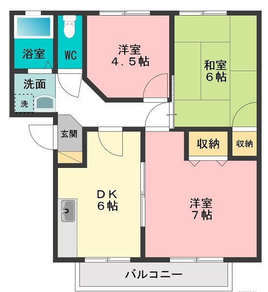 サンレイクさくら 間取り図