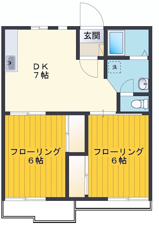 サンレイクペルテ 間取り図