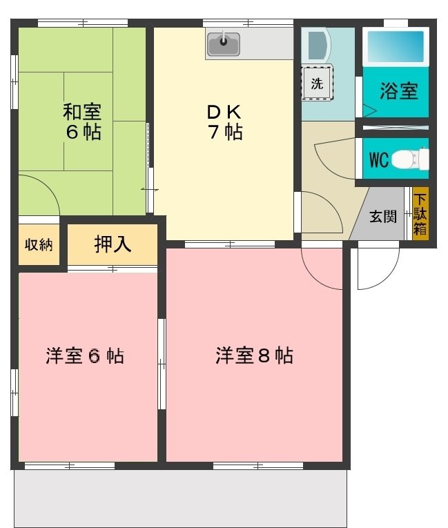 サンレイク陣屋 間取り図