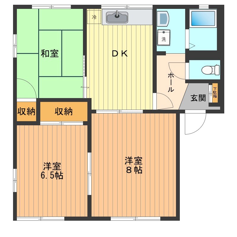 サンレイク陣屋 間取り図