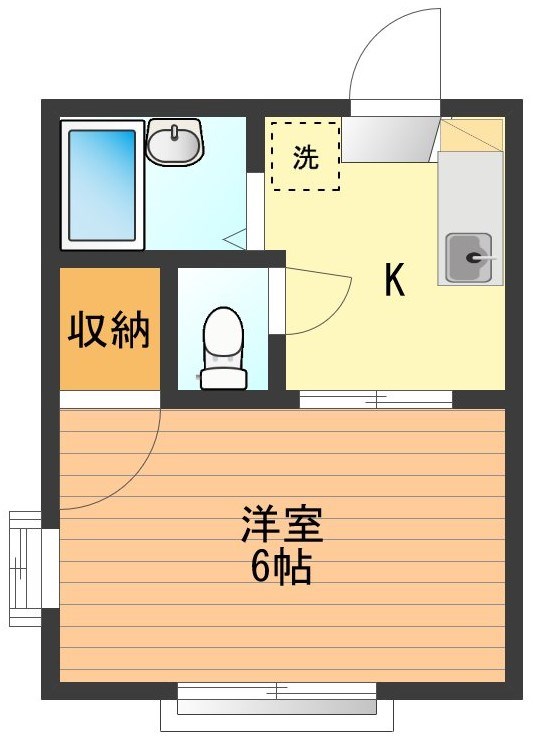 メゾンドソレイユ 間取り図