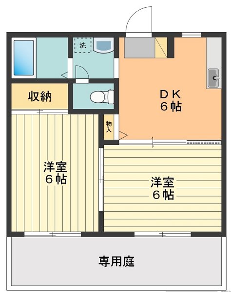 オリンピアＢ 間取り図