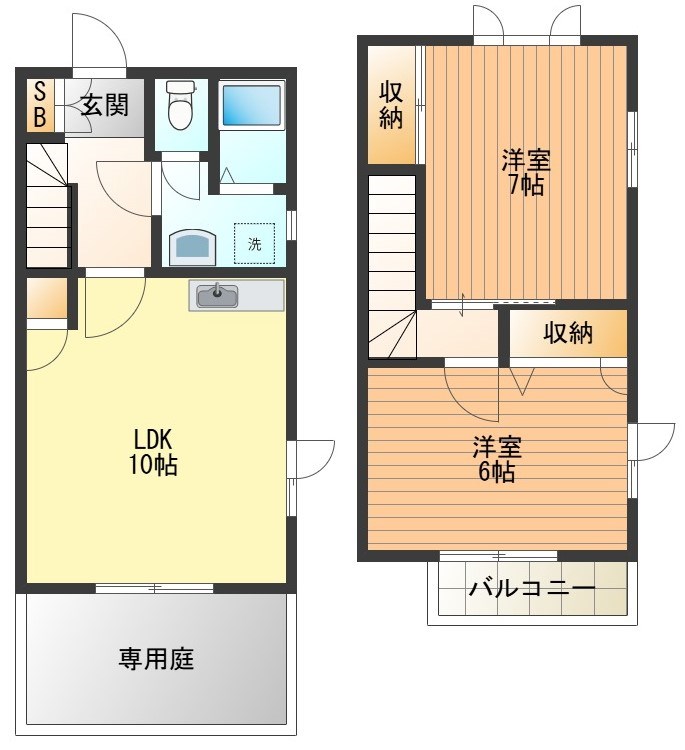 グランメール昭島Ａ 間取り図