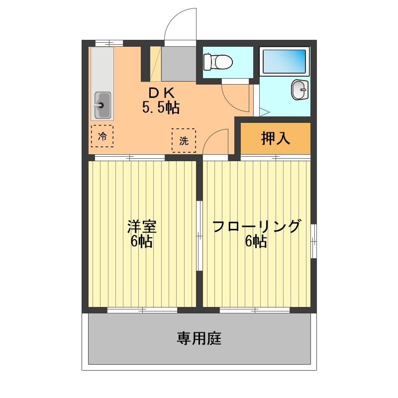 ドエル熊川 間取り図