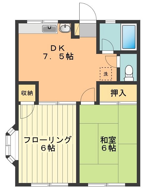 シティハイムイースト 間取り図