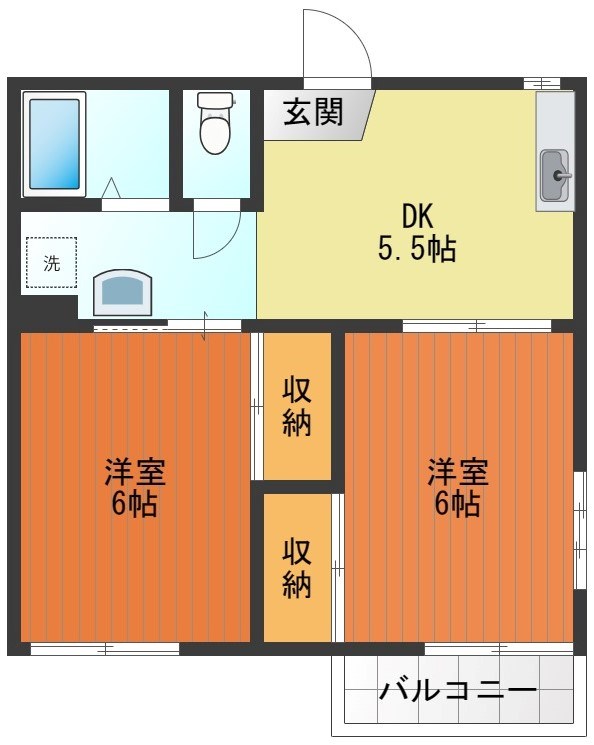 清雅 間取り図