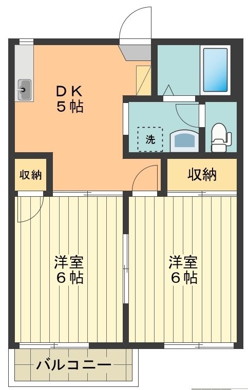 グリーンハイツＳＳ 間取り図