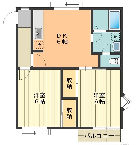 コアロード河辺 間取り図