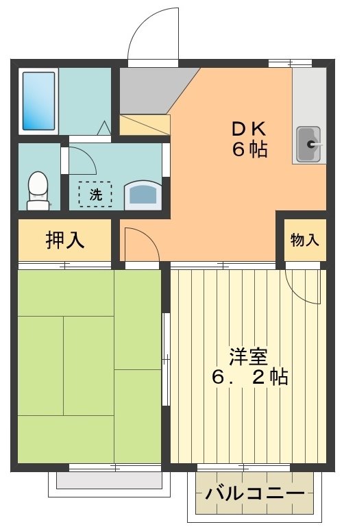 パストラール河辺 間取り図