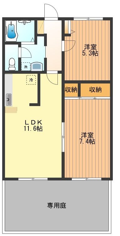 グリーンコート 間取り図