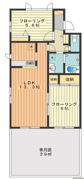 グリーンコート 間取り図