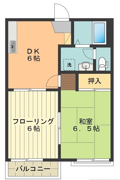 エスティーヌみよしⅡ 間取り図