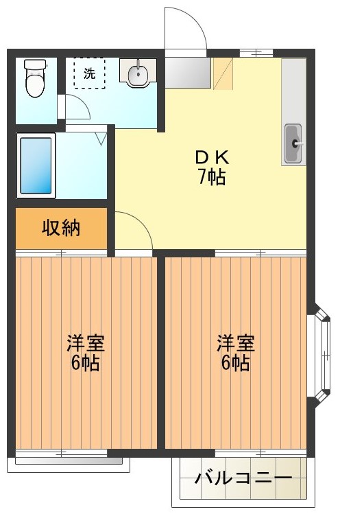 グランデュール松原 間取り図