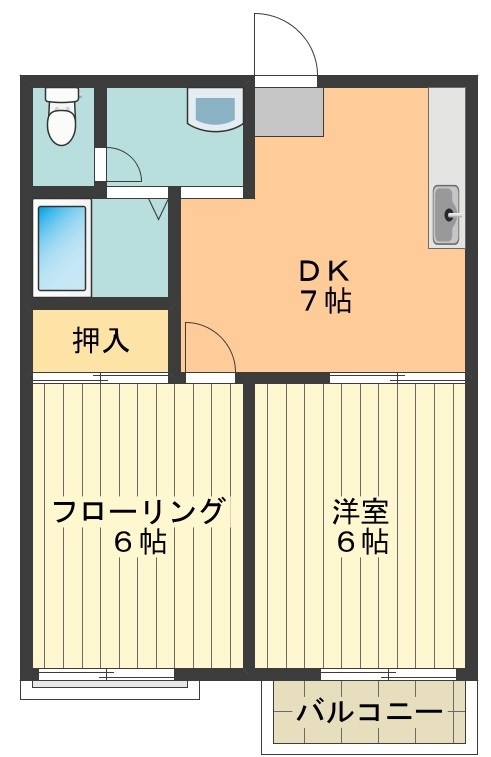 グランデュール松原 間取り図