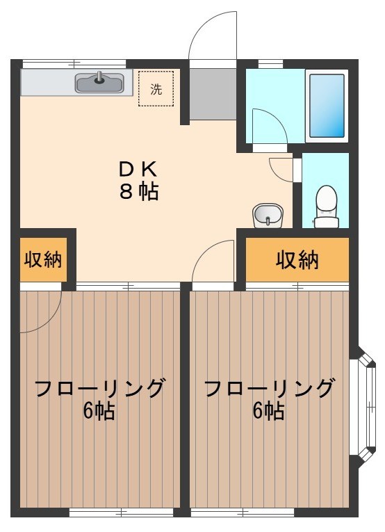 シティハイム第一瑞穂 間取り図