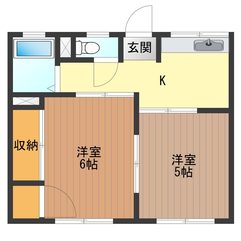 シティハイム第二瑞穂 間取り図