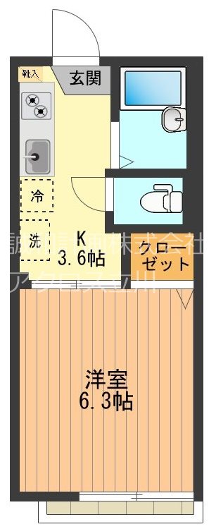 アクレール落合 間取り図
