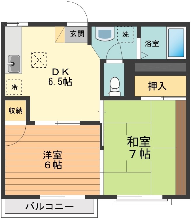 フェルム大山 間取り図
