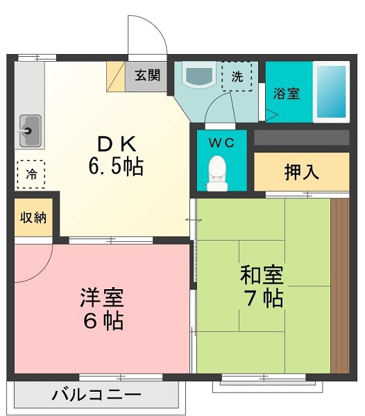 フェルム大山 間取り図
