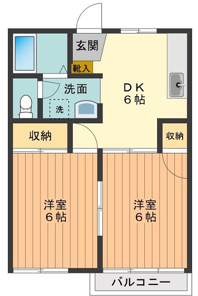 マインズＡ 間取り図