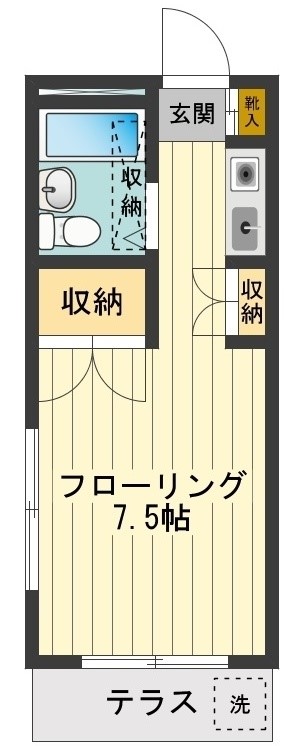 ドミール萩山 間取り図