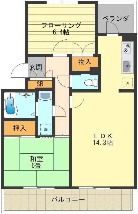 ヴィラ・ウィステリア 間取り図