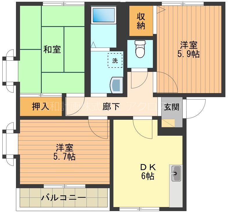 アリストメゾンＡ 間取り図