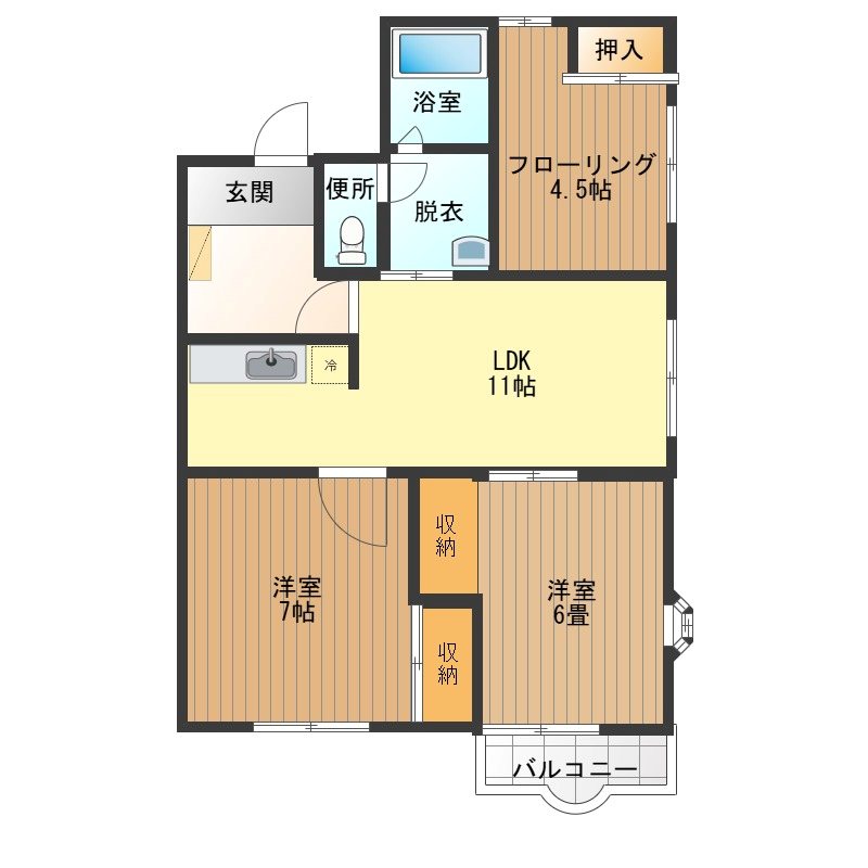 サンレイクⅠ 間取り