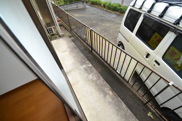 シティハイムシンメイＢ ベランダ