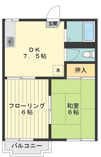フォーブル桃の木 間取り図
