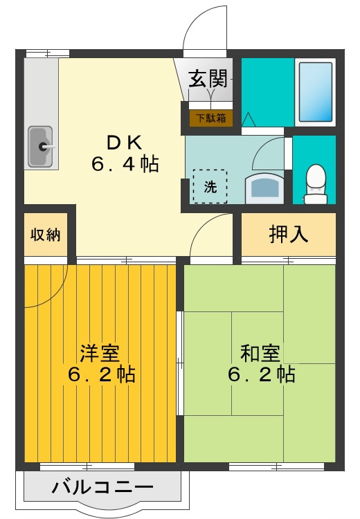 アネックス壱番館 間取り図