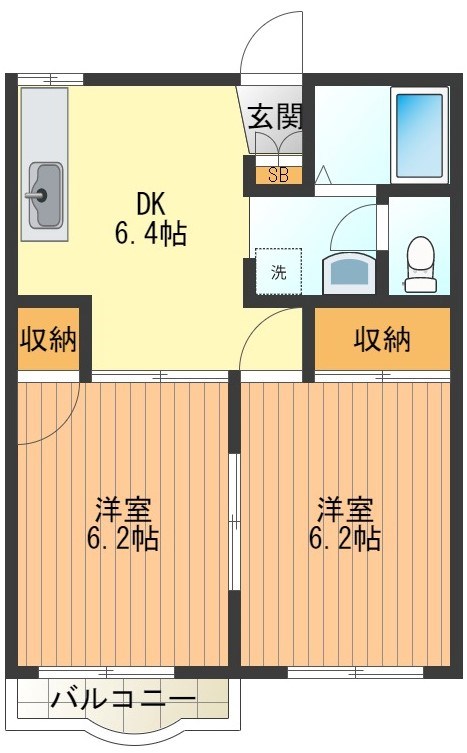 アネックス壱番館 間取り