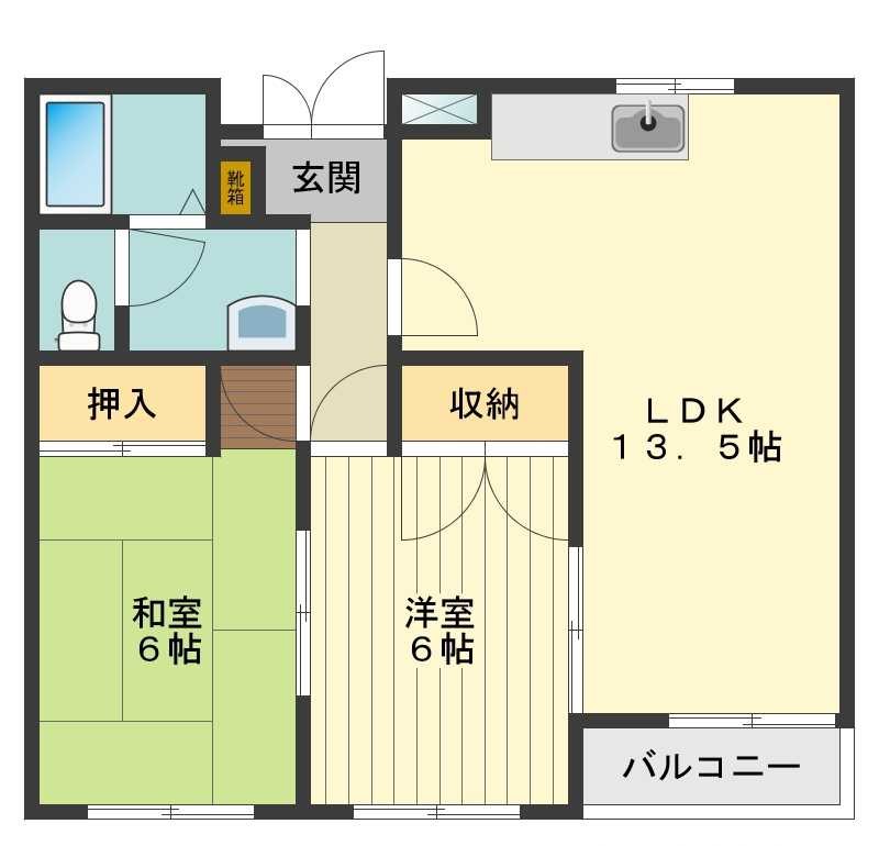 アピアⅡ 間取り図