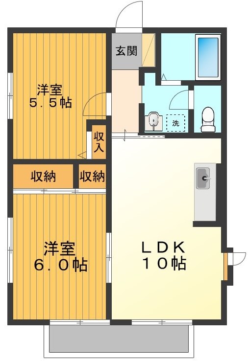 第２カサベルデ 間取り図