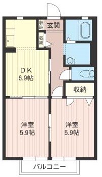 カーサ・ブリアン 間取り図