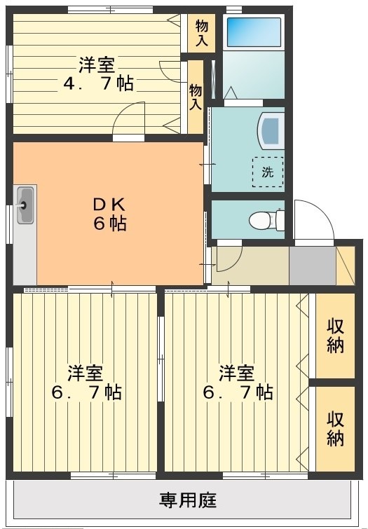 ミラコスタＣ 間取り図
