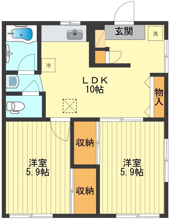 アメニティ国立 間取り図