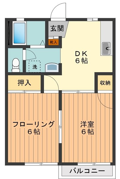 コスモパレス 間取り図