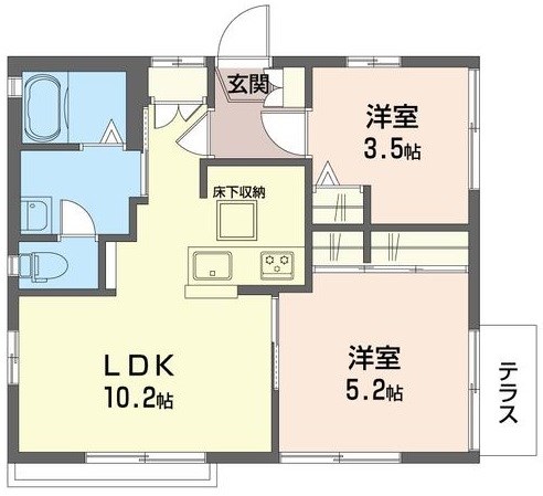 ドエル柴崎Ａ 間取り図