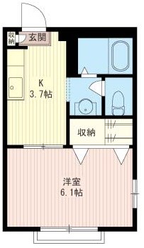 レヨン　ド　ソレイユ 間取り図