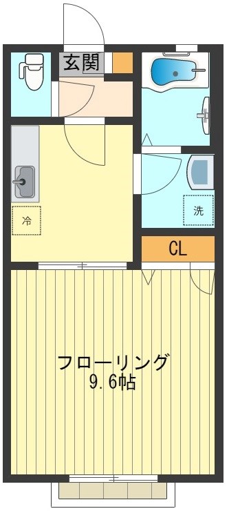 ホノルース 間取り図