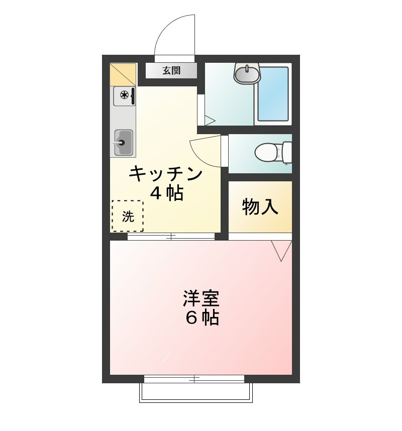 ロゥクワト 間取り図