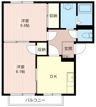 ウインズA 間取り図