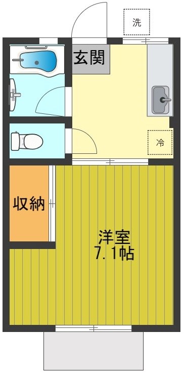 シティハイム　ラ・フルール 間取り図